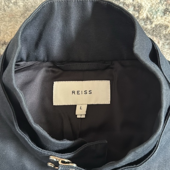 Men’s Reiss Bartlett Jacket in Navy - Picture 4 of 11